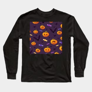 Halloween Pumpkin Long Sleeve T-Shirt